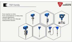 Comate TGF thermal gas flow meter introduction - Video