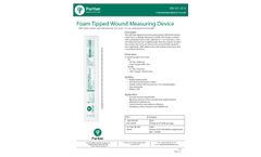 Puritan - Model 25-1506 1PF DM - 6 Inch Sterile Foam Tip Polystyrene Wound Measuring Device (DM Stick) - Datasheet