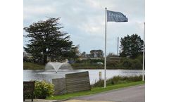 Select Series 2 Tornado Aerating Fountain Commercial Installation, Lakeside Coastal Resort, Hampshire
