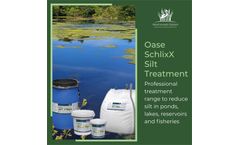 New Product Launch - Oase SchlixX Silt Treatment
