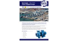 EPS - Model Eurorange - DIN 24255 - Close Coupled Pump - Brochure