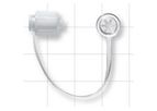 Qosina - Model 65456 - Cap, Male Luer Lock, Non-Vented, Strap with Tube End, White