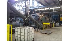Mingjie - Model MJ - Batch Tire Plastic Pyrolysis Plant