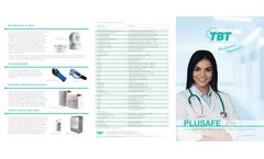 TBT - Model Plusafe Series - Sterilization Rolls - Brochure