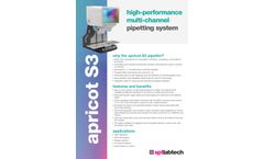 apricot - Model S3 - Automated High Performance Pipetting System - Brochure