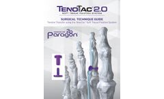TenoTac - Model 2.0 - Soft Tissue Fixation System - Brochure