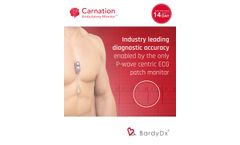Carnation Ambulatory Monitor (CAM) Patch Brochure