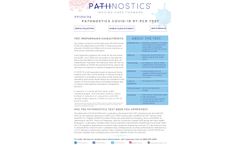Pathnostics - COVID-19 PCR Test Brochure