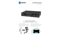 Eizo - Model LMM0802-HDMI - Large Monitor Manager - Brochure