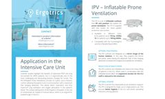 Ergotrics - Disposable Prone Ventilation Set - Brochure