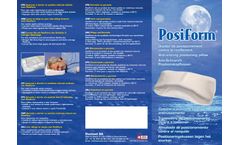 Anti-Snoring Pillow Posiform - Brochure