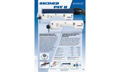 OSCIMEd - Model PSV II - Cast/Plaster Cutter Saw - Brochure