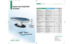 AKRUS - Model LS Comfort - Patient Bed for Refractive Eye Laser Surgery - Brochure