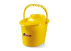 Afacan Plastic - Model 12 Liters Yellow - Comfort Cleaning Bucket