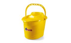 Afacan Plastic - Model 12 Liters Yellow - Comfort Cleaning Bucket