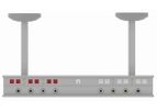Megasan - Model MG-YOYA-A - Aluminum Rail Horizontal Intensive Care Unit
