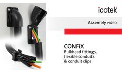 Cable Conduit System CONFiX - Assembly - icotek - Video