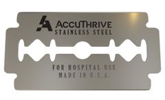 AccuThrive - Model 1000BL/CS (100BL/CT 10CT/CS) - Double Edge Prep Blade SS Microcoat