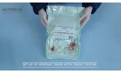 Single Hemovac Drain Set-up - Video