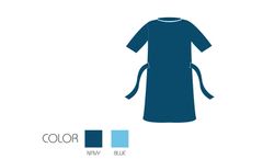 Model PGL001 - PGL002 - Non Sterile Patient Gown - Long Sleeve