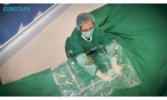 C-Section Surgical Set - Reusable Draping System with Medical Tape - Video