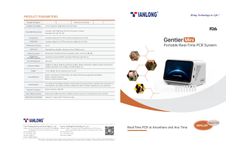 Tianlong - Model Gentier Mini - Portable Real-time PCR System - Datasheet