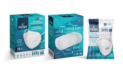 Musk - Model 021 - White -FFP2 NR - Disposable Folded Respirator