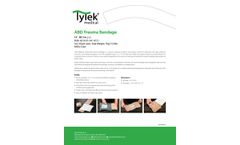 Tytek - Model - Abdominal Trauma Bandage for Abdominal and Large Extremity Wounds - Brochure