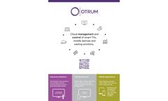 Cloud Management and Control of Smart TVS, Mobile Devices and Casting Solutions - Brochure