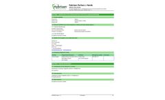 Hybrisan - Surface + Hands Antimicrobial Sanitiser - Safety Sheet