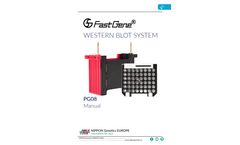 Nippon FastGene - Model PG08 - Wet-transfer Western Blot System - Manual
