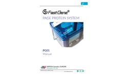 FastGene PAGE - Model PG01 - Complete Protein Analysis System - Manual