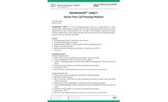 Bambanker Direct - Serum-Free Cell Freezing Medium - Manual