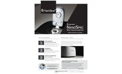 FastGene NanoSpec - Model FG-NP01 - Photometer for All-Round Microvolume Spectrophotometer - Datasheet