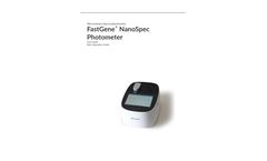 FastGene NanoSpec Photometer - Manual