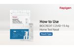 How to use Home Test Nasal Pouch - Video