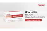 How to use BIOCREDIT Malaria Ag Pf pLDH_HRPII - Video