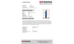 Podima - Model SS - Hospital Visitor Gown - Brochure