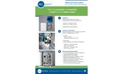 Aquamonitrix NOx-monitrix Nitrite and Nitrate Analyser Specs