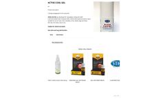 STH - Model Active - Cooling Massage Gel for Skin and Joints Brochure