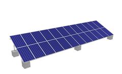 Levin - Model RM-FC - Flat Roof Concrete Base Supports Solar PV Mounting System