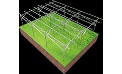 Levin - Model F-GM-I - Greenhouse Solar PV Ground Mounting System