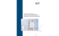 EL-DI - Electro-Deionization Cells (EDI) Technology - Brochure