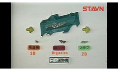 Household Garbage Separation and Waste Sorting Machine - Ballistic Separator - Video