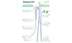 Desara - Model TVez - Blue Transvaginal Sling System - Brochure