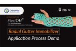 #new FlexiOH Radial Gutter (Boxer) Immobilizer for bone fracture in fingers - Video
