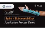 FlexiOH Splint or Slab Immobilizer - Video