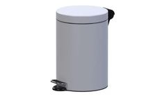 ALDA - 3-Litre Pedal Bin with Antibacterial Coating