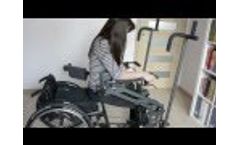Unaided standing up from a wheelchair - Video