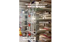 Demeter - Galvanized H-Type Chicken Cage for Poultry Farming